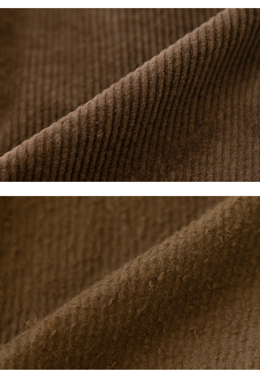 I LOVE J Corduroy semi wide pants