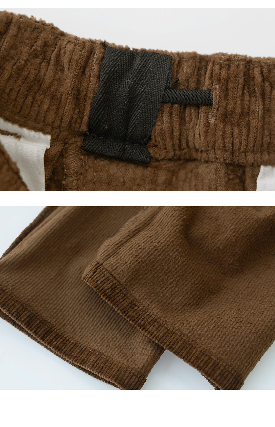 I LOVE J Corduroy semi wide pants