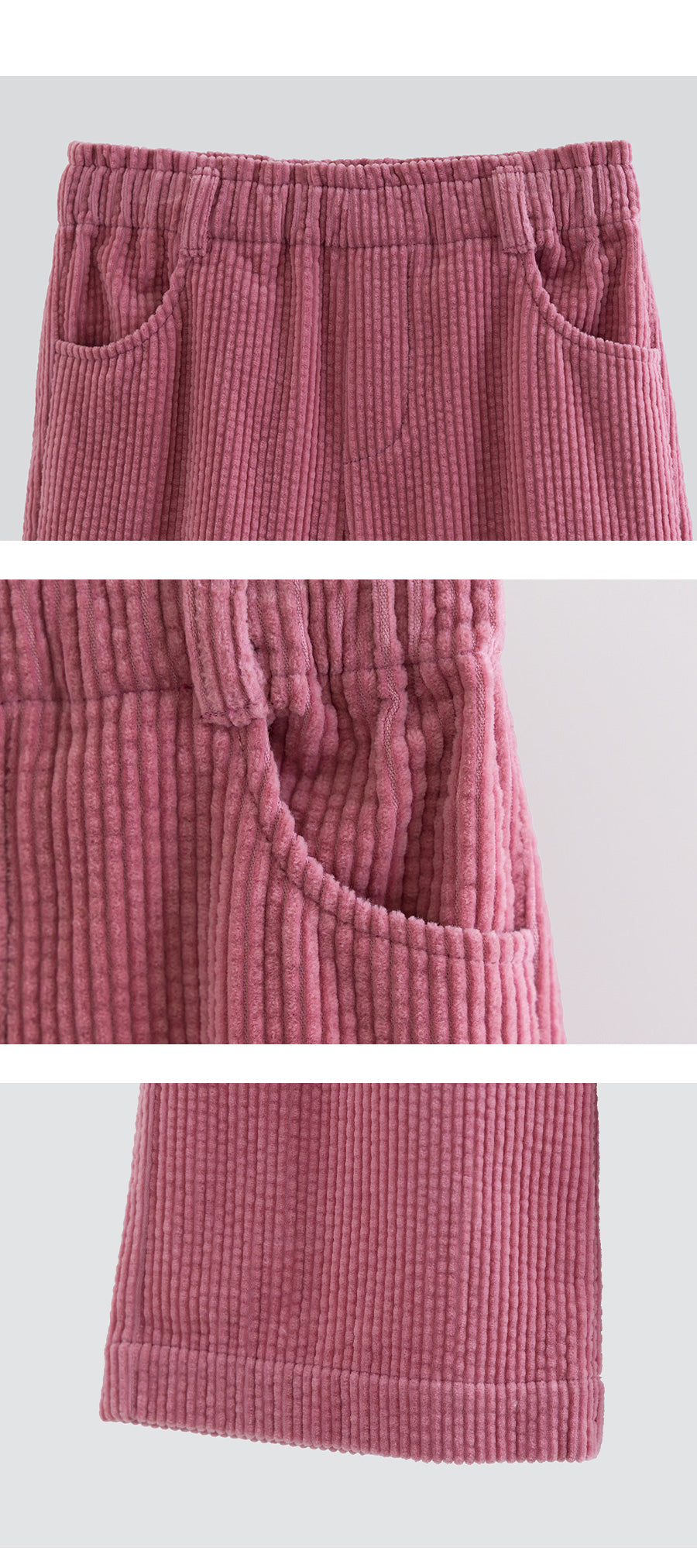 I LOVE J Corduroy ribbon back pants