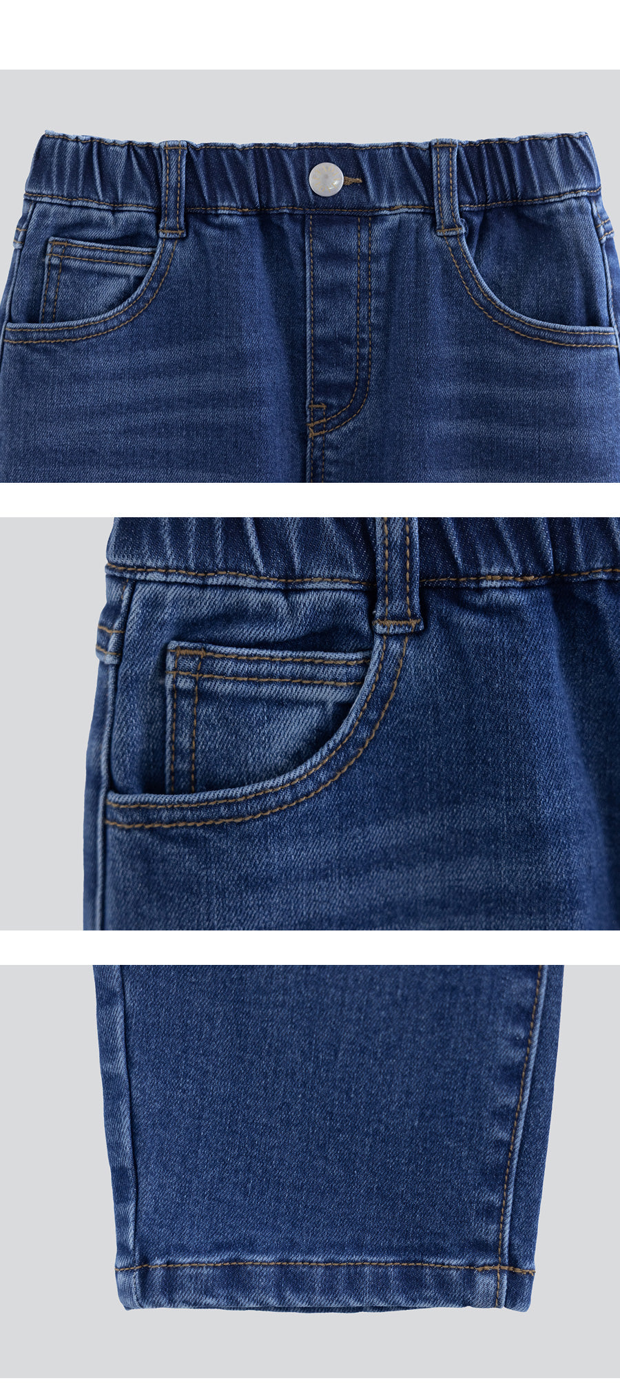 I LOVE J Hailey denim baggy pants