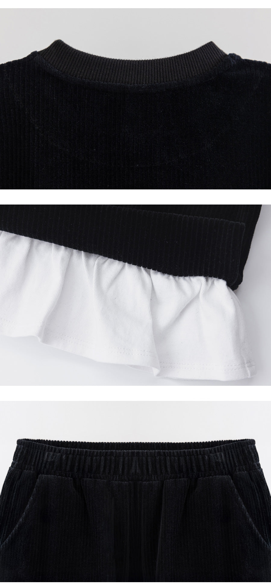 I LOVE J Better butter layered velour 2pc set