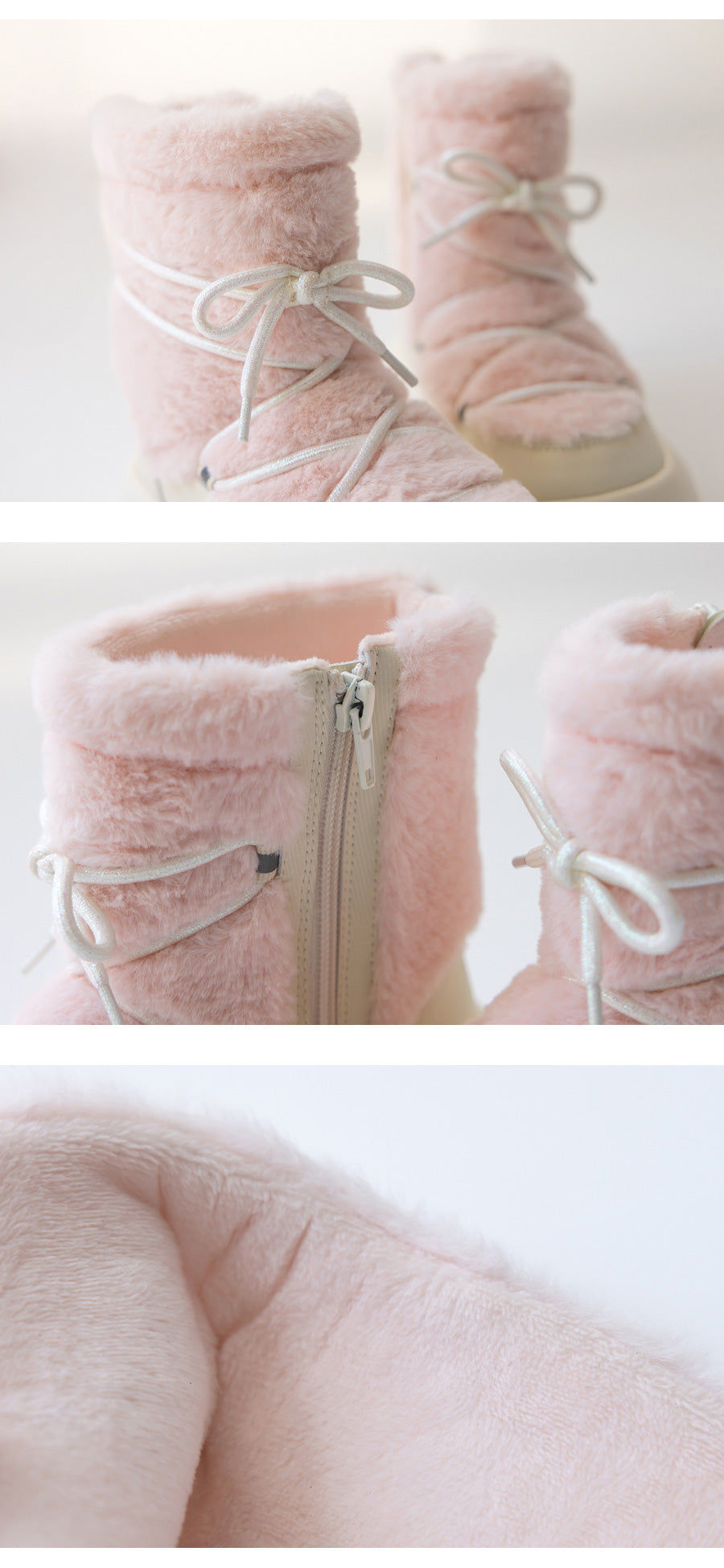 I LOVE J Fur string boots