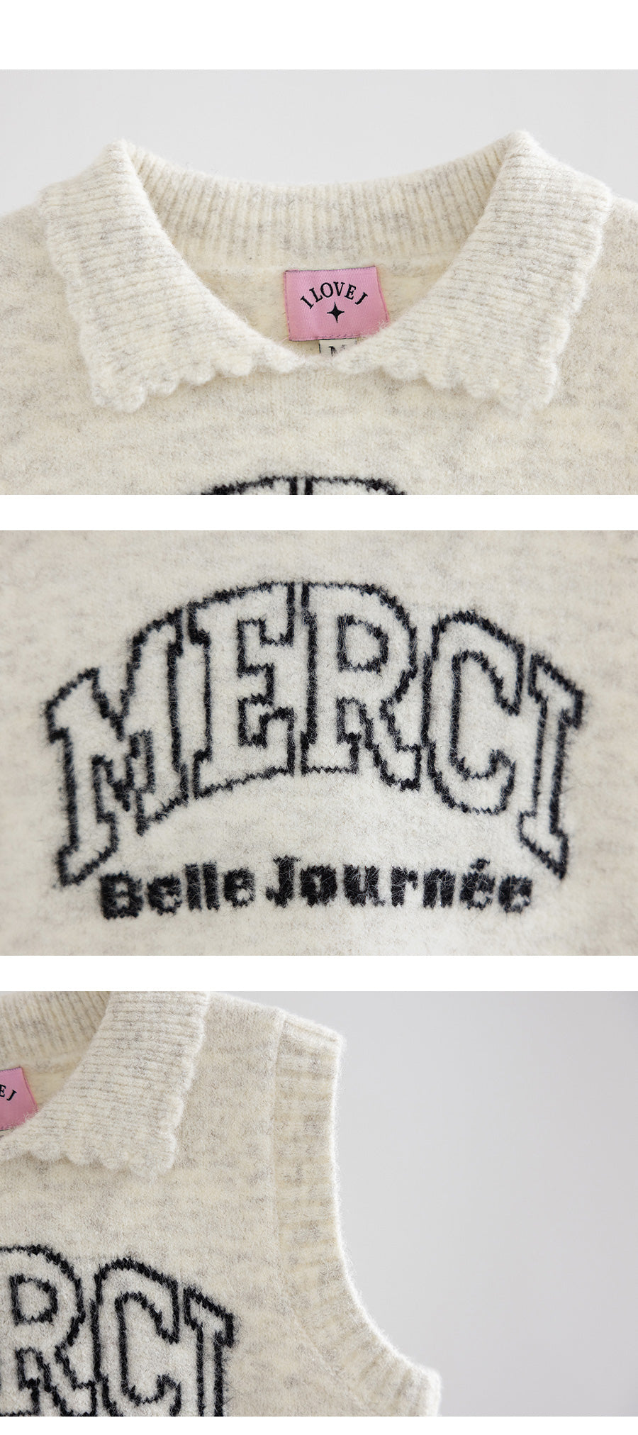 I LOVE J Merci knit vest