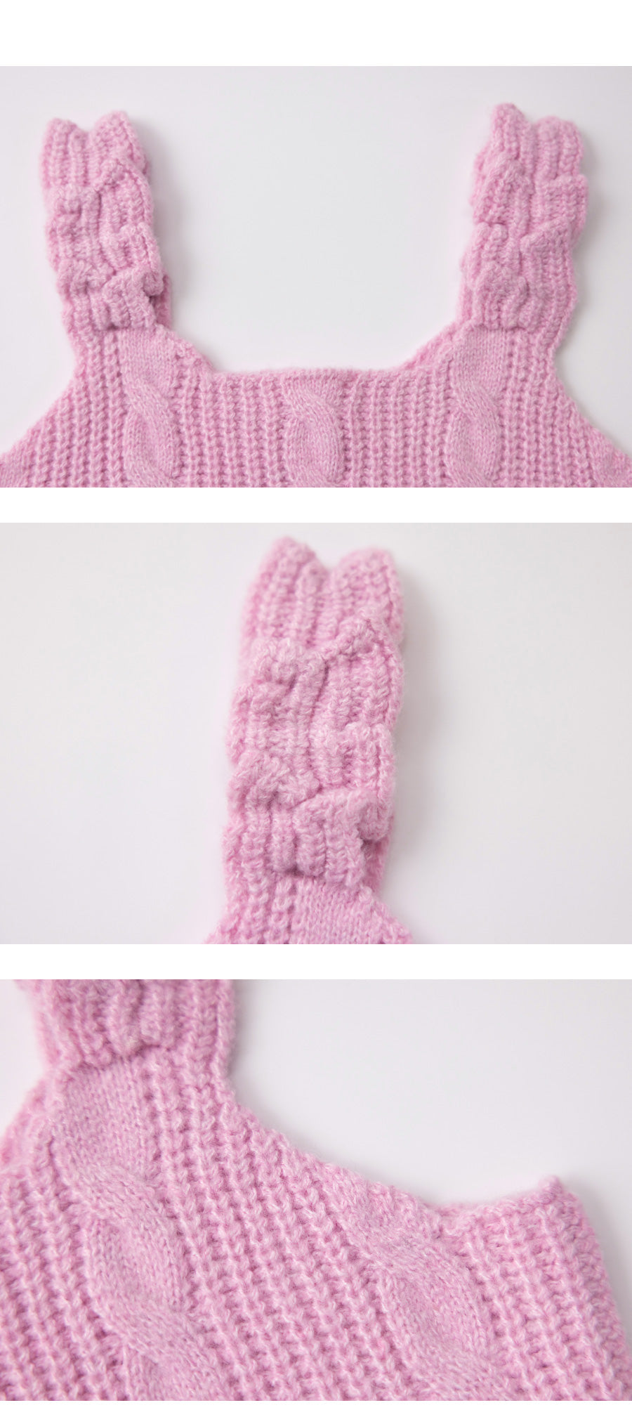 I LOVE J Crop knit bustier top