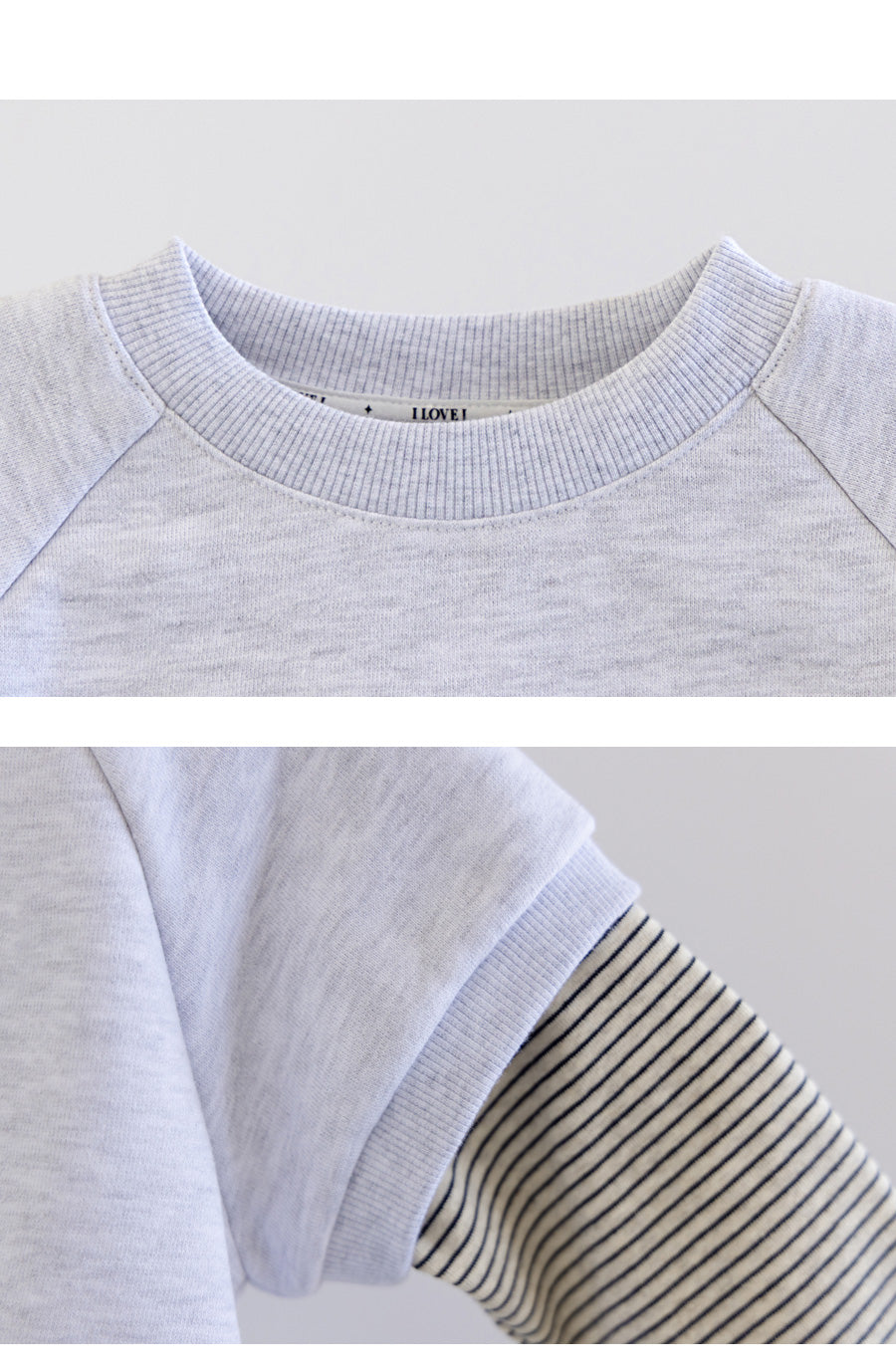 I LOVE J Petite fleece layered top