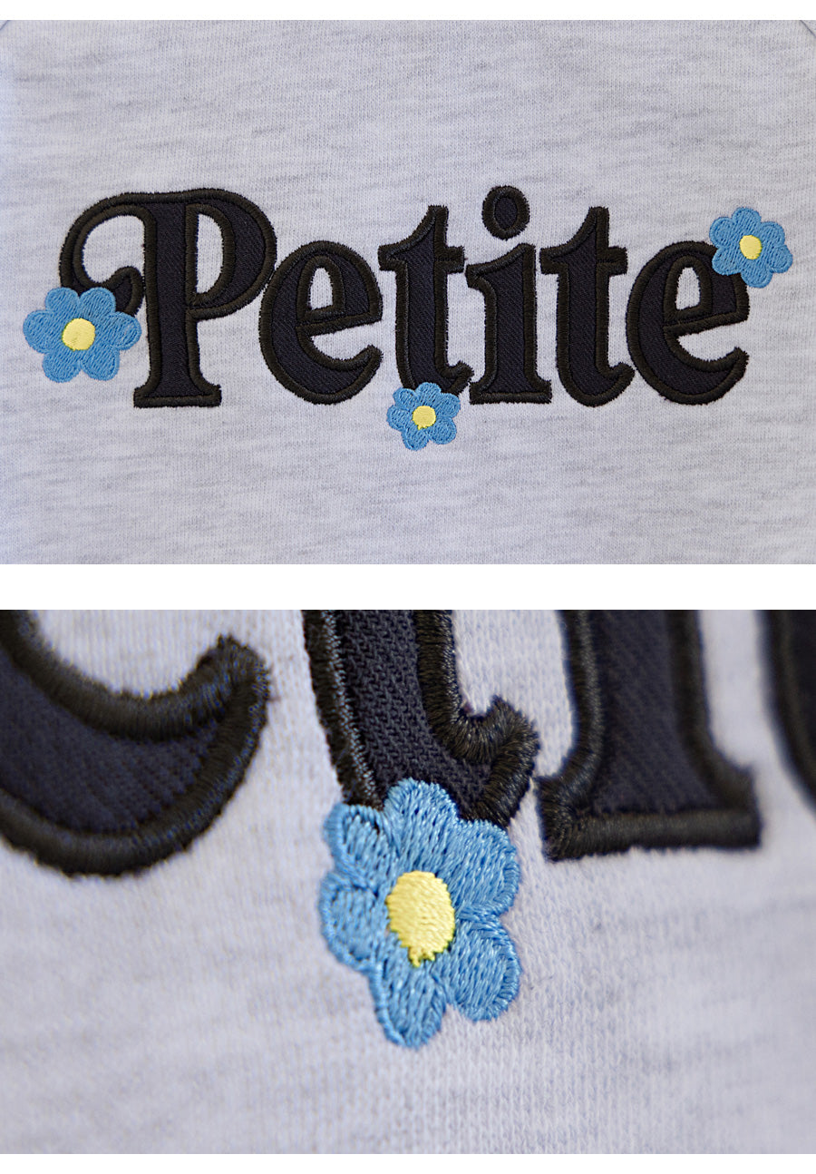 I LOVE J Petite fleece layered top