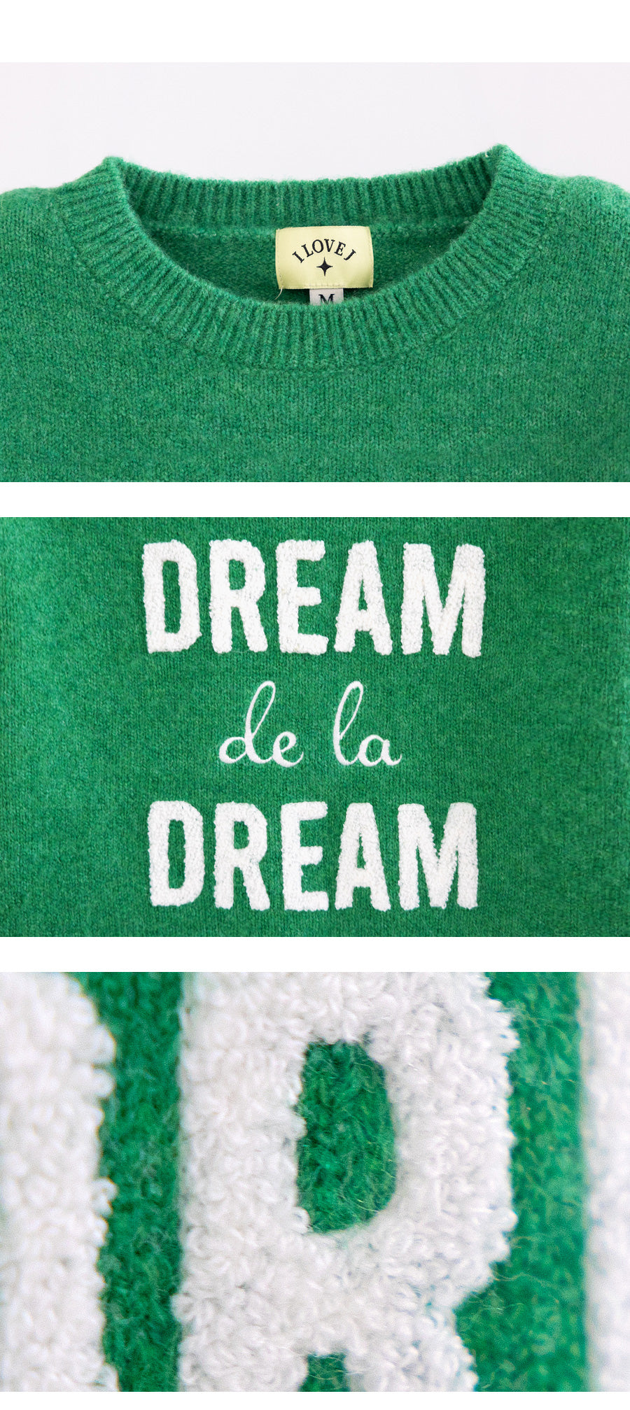 I LOVE J Dream boucle knit top