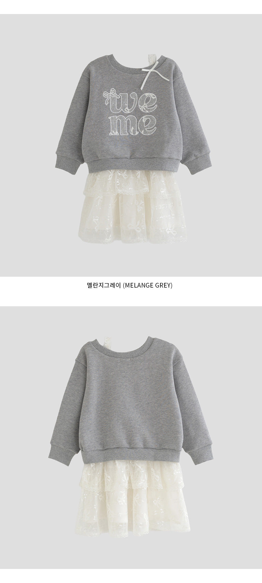 I LOVE J Wimi asymmetrical sweatshirt dress