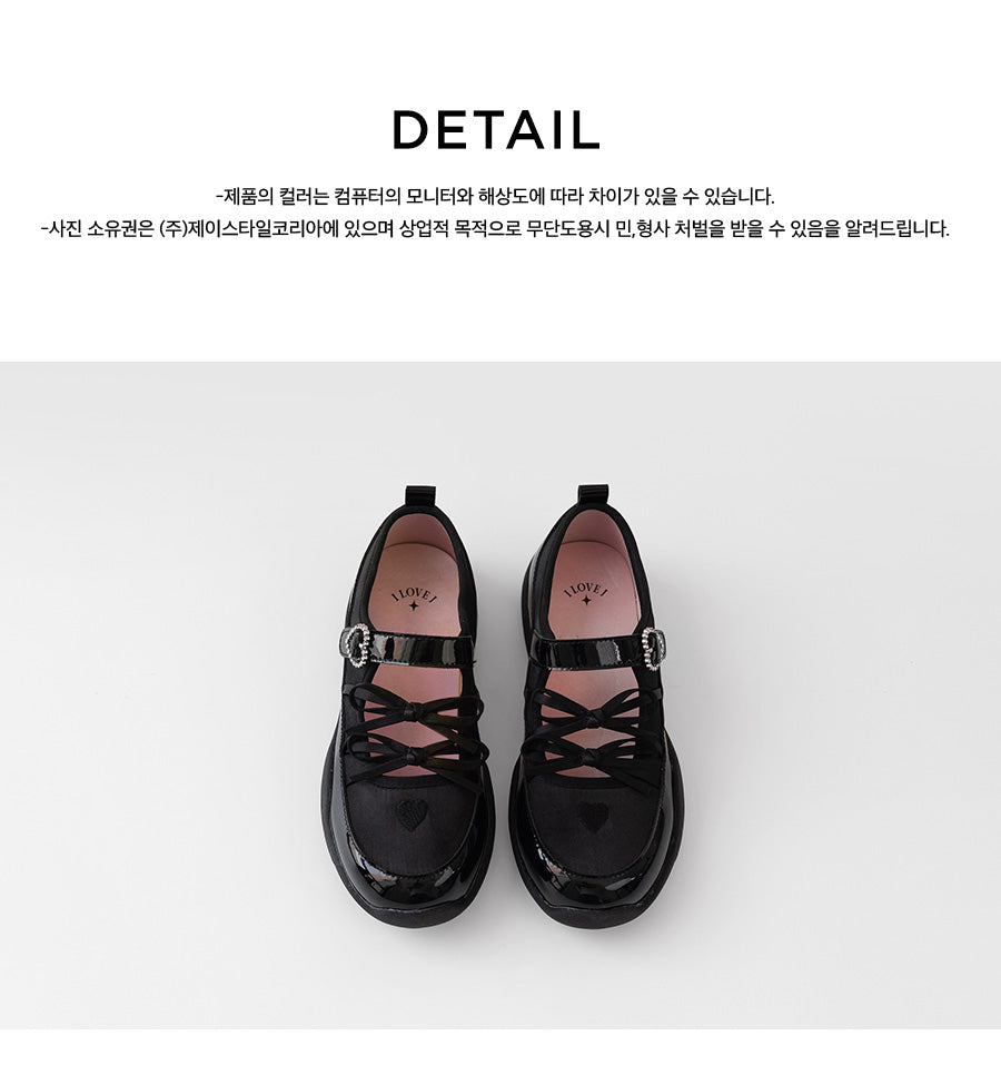 I LOVE J Rowens ribbon sneaker