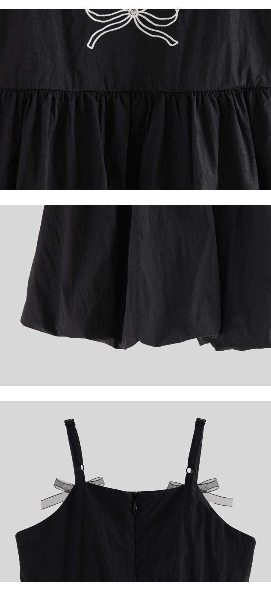 I LOVE J sarait ribbon balloon dress
