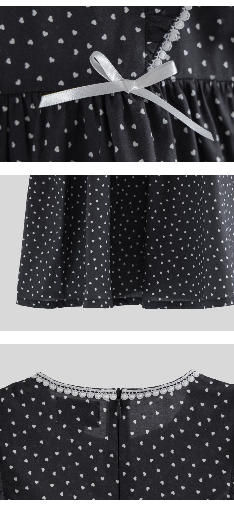 I LOVE J mude heart sleeveless dress