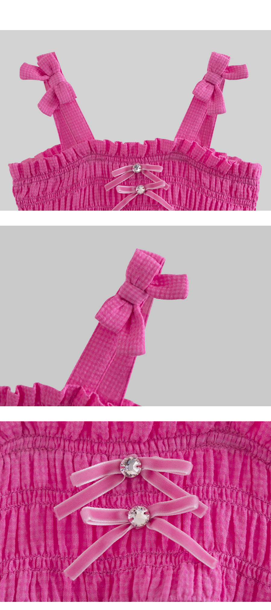 I LOVE J double ribbon strap dress