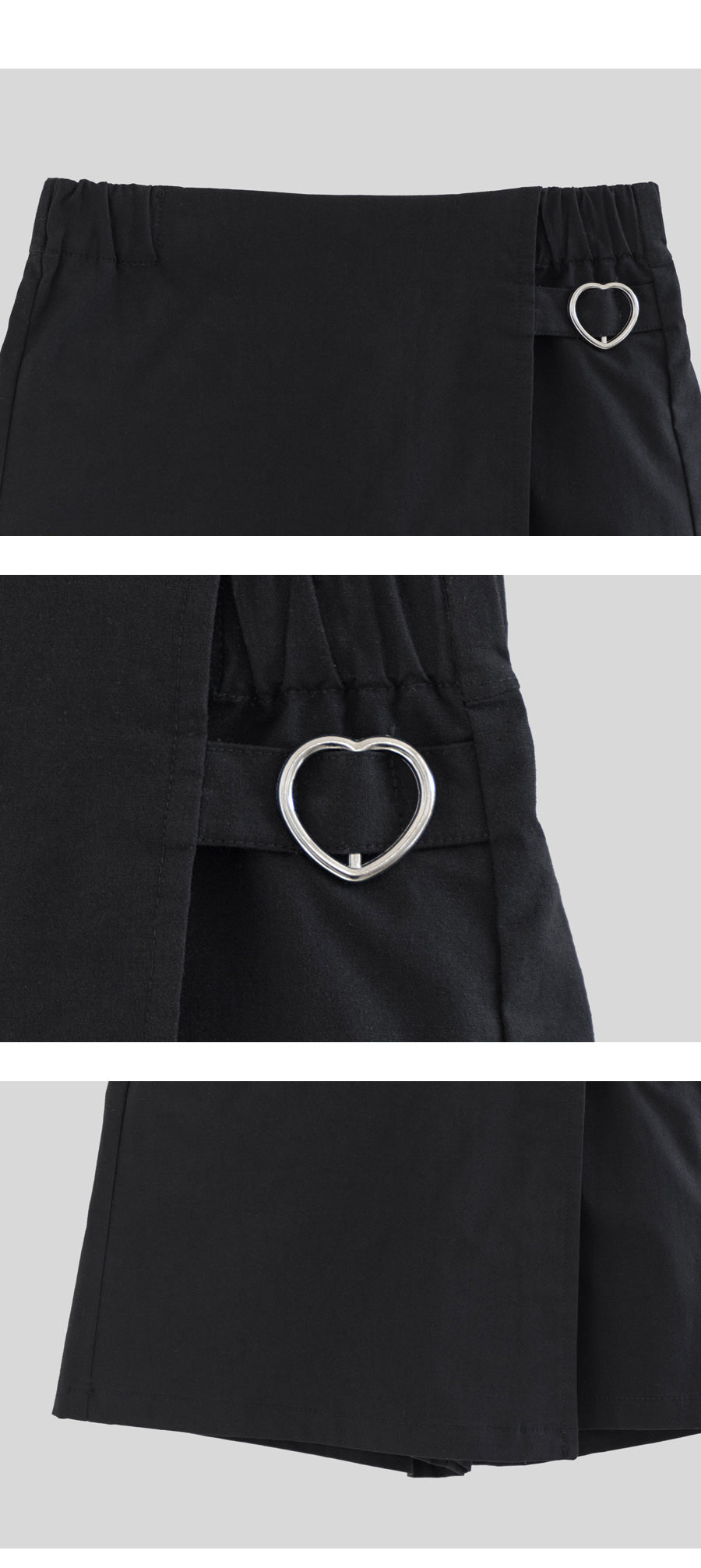 I LOVE J fuscha heart wrap skirt
