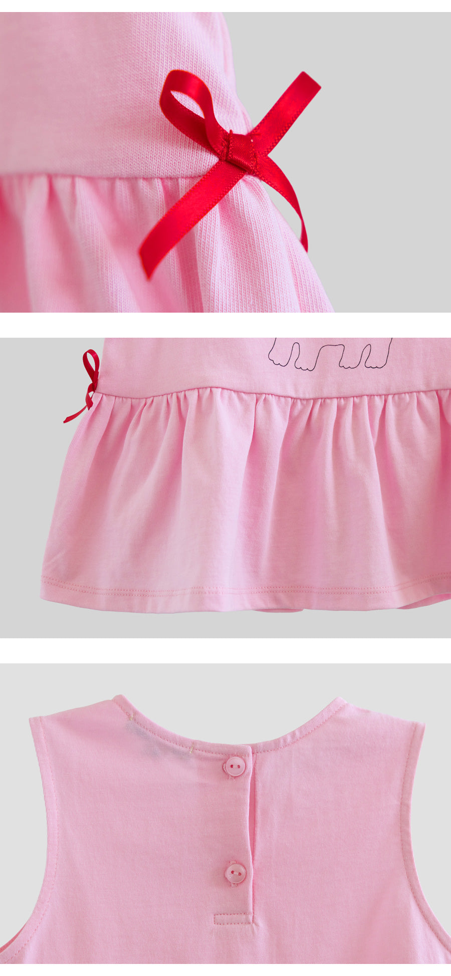 I LOVE J heart cat 2pc set