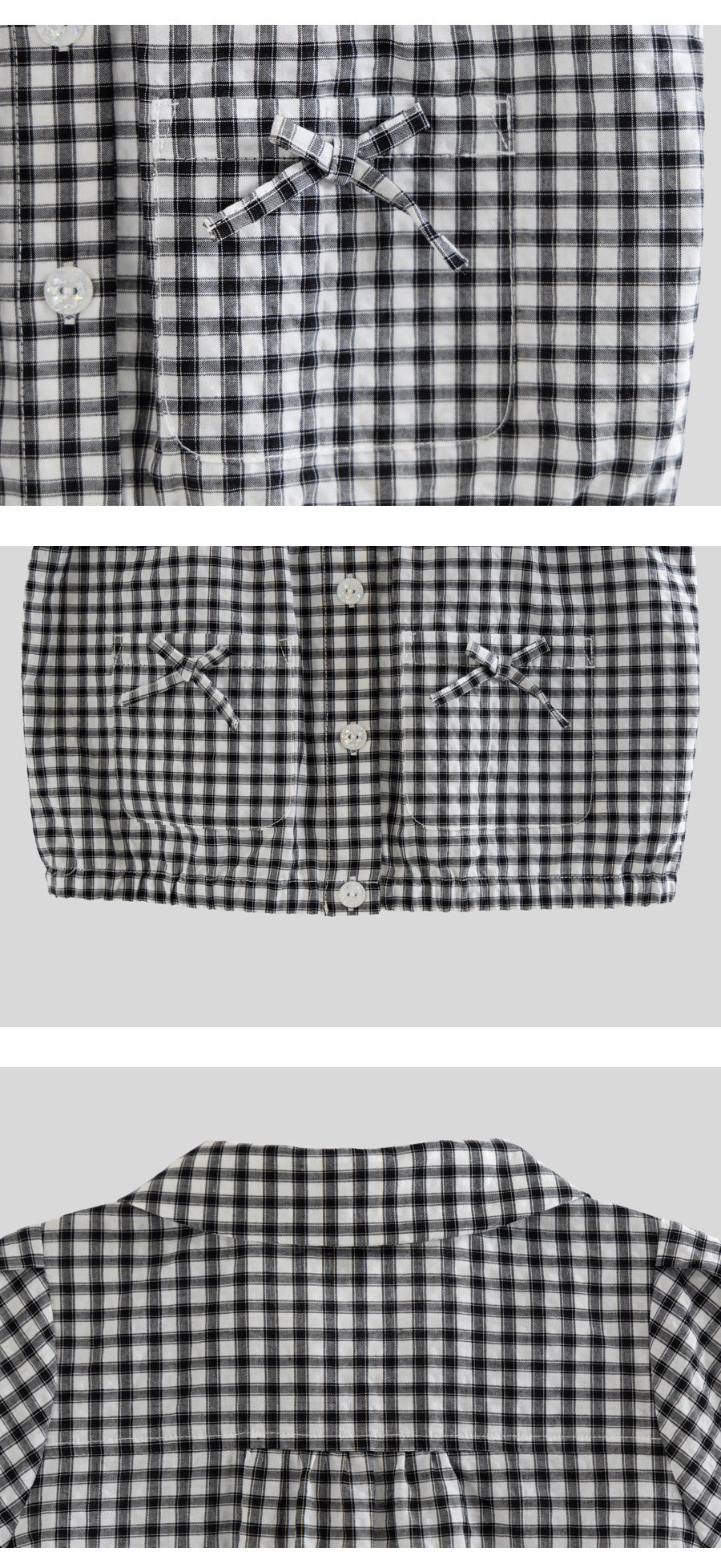 I LOVE J tesper check skirt set