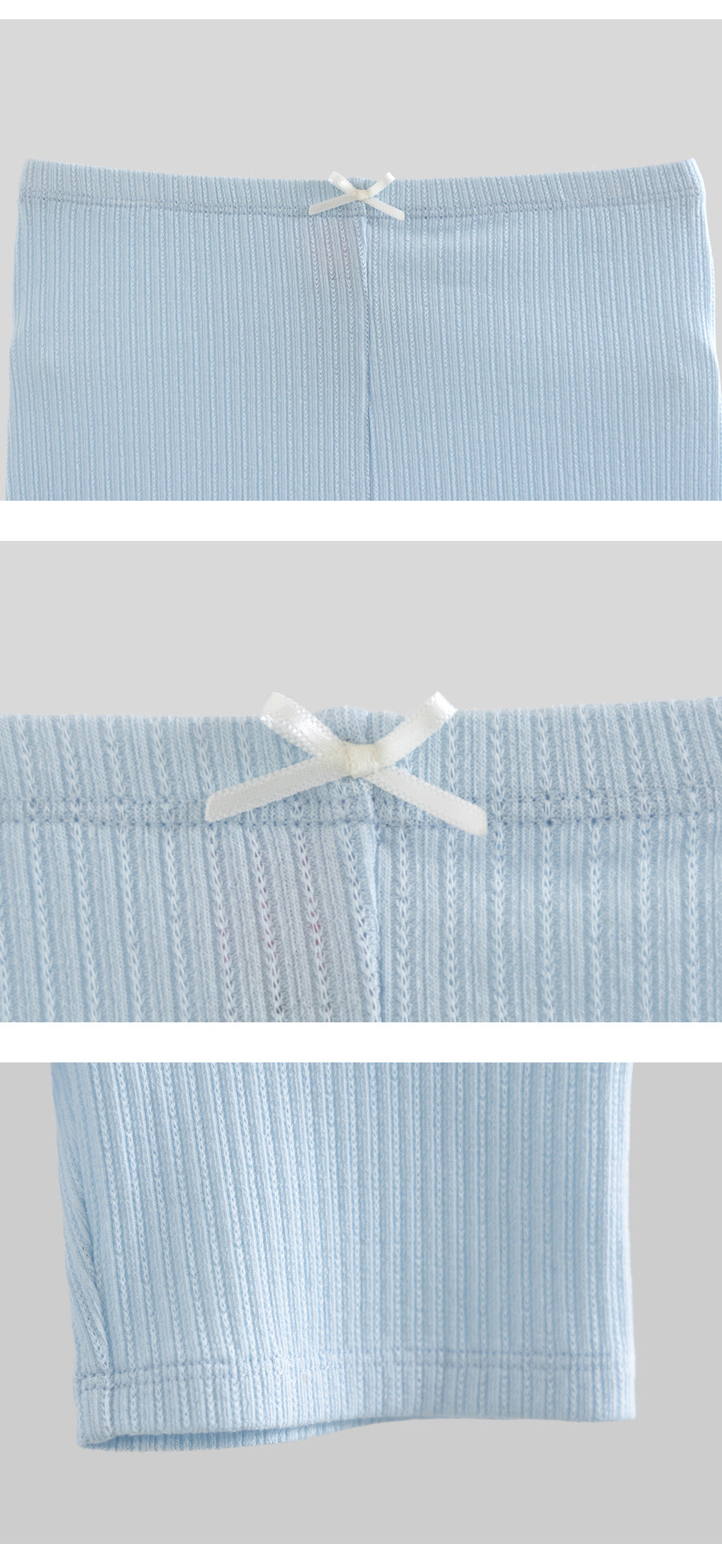 I LOVE J clam ribbed 2pc set