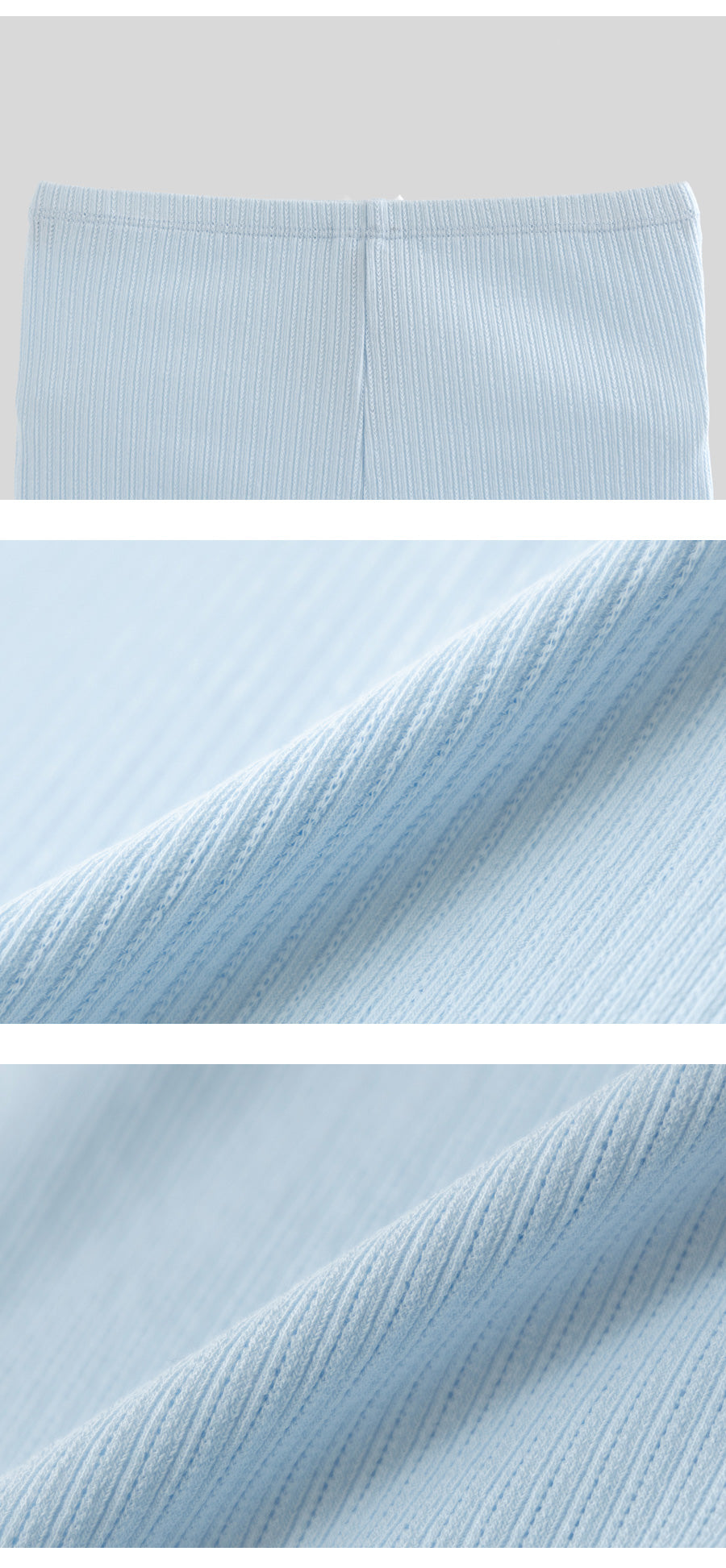 I LOVE J clam ribbed 2pc set