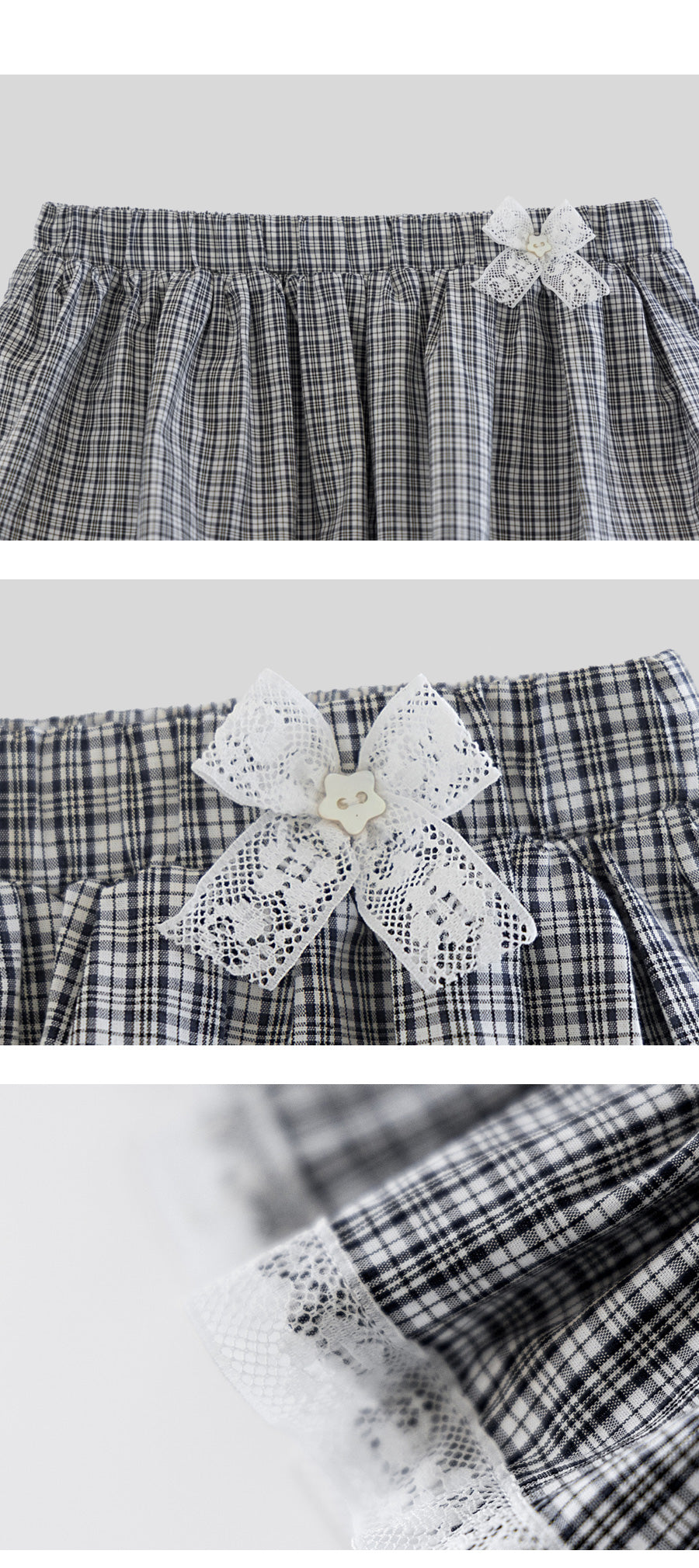 I LOVE J kenjerry check skirt