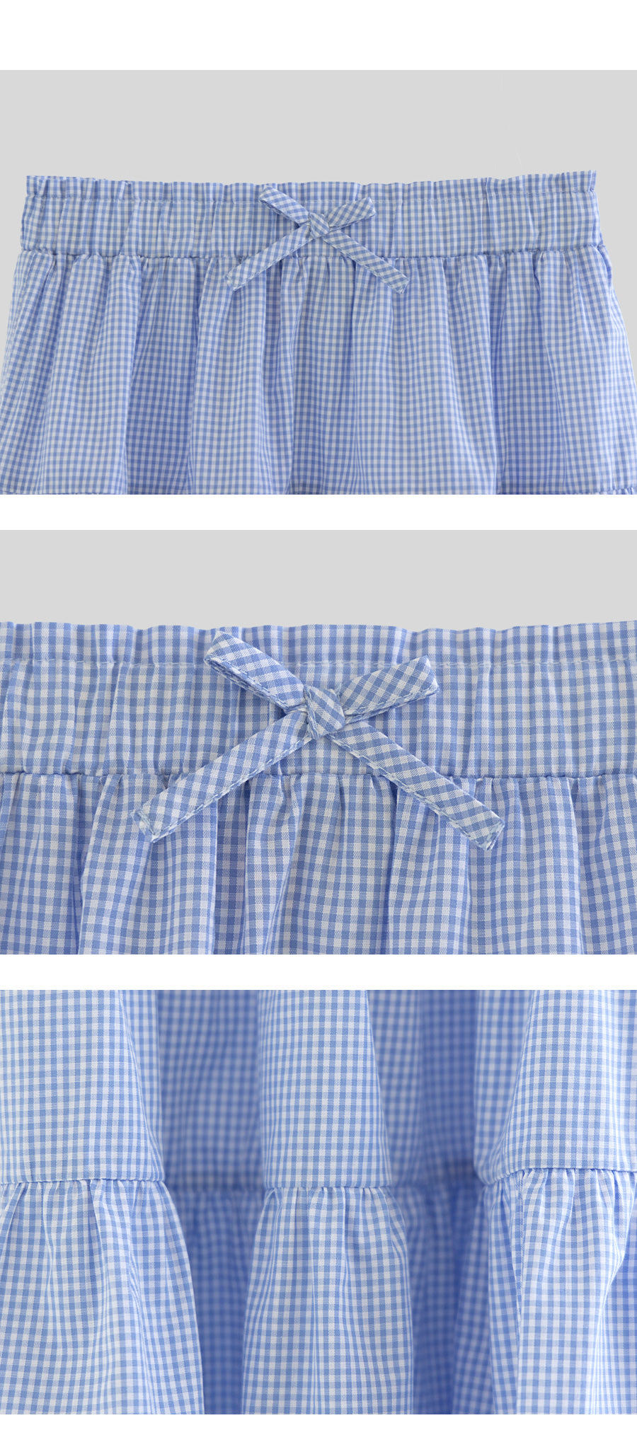 I LOVE J checle check maxi skirt