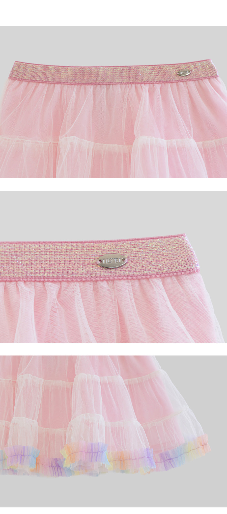 I LOVE J puk sha tulle skirt