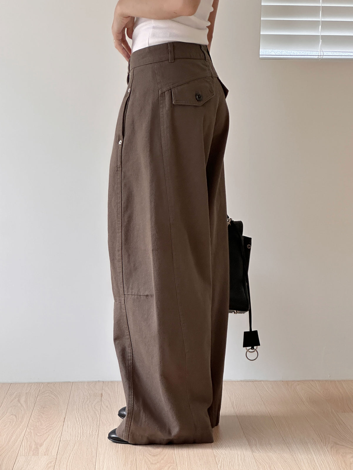MOMS WEAR Tapered wide pants