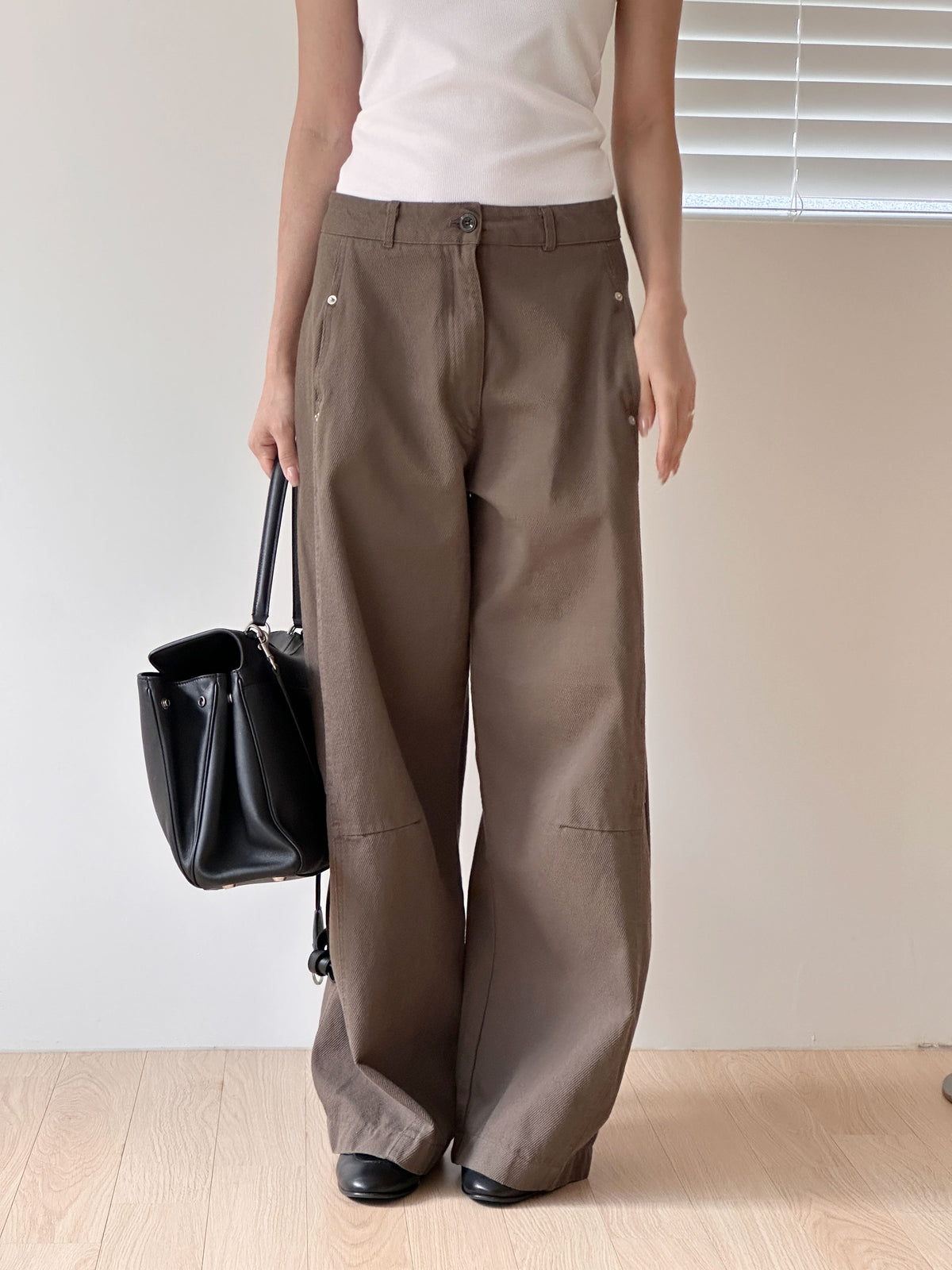 MOMS WEAR Tapered wide pants