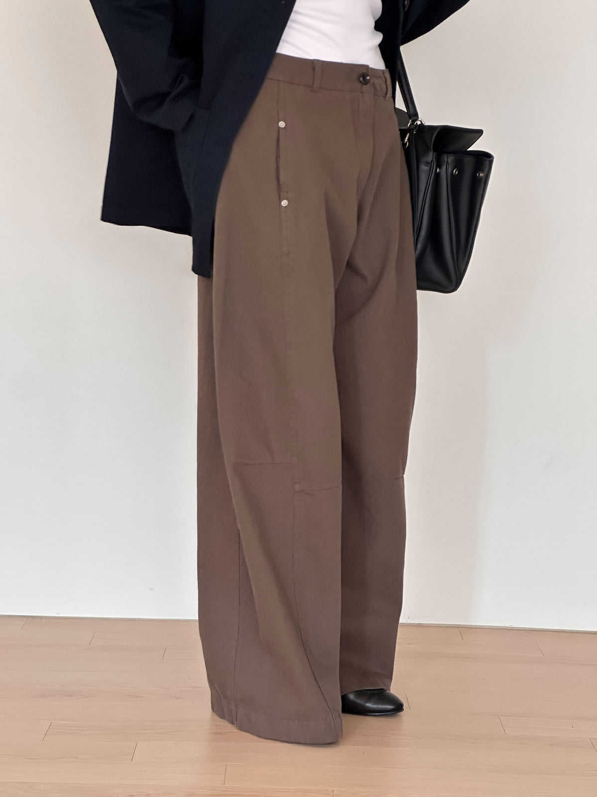 MOMS WEAR Tapered wide pants