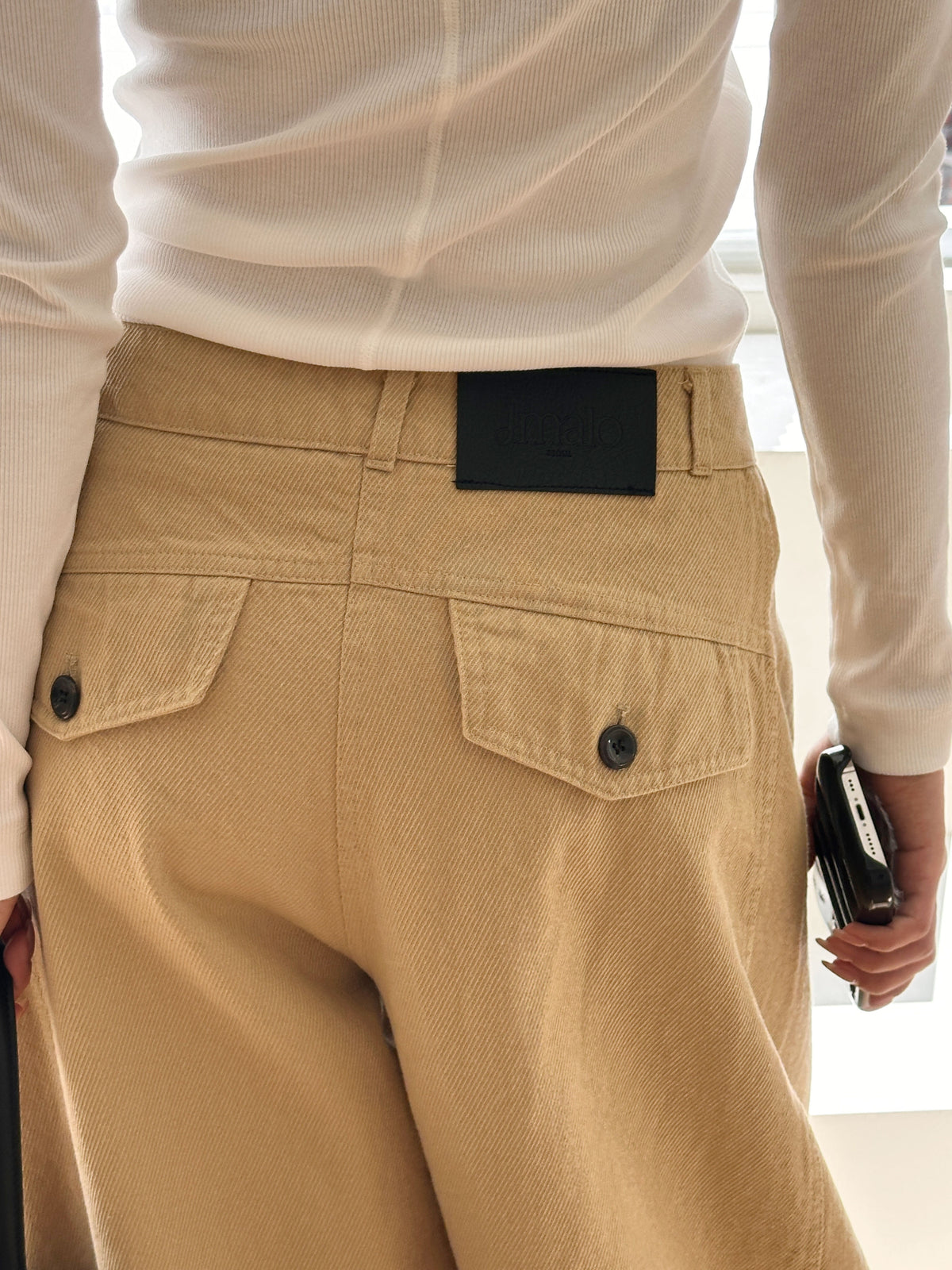 MOMS WEAR Tapered wide pants