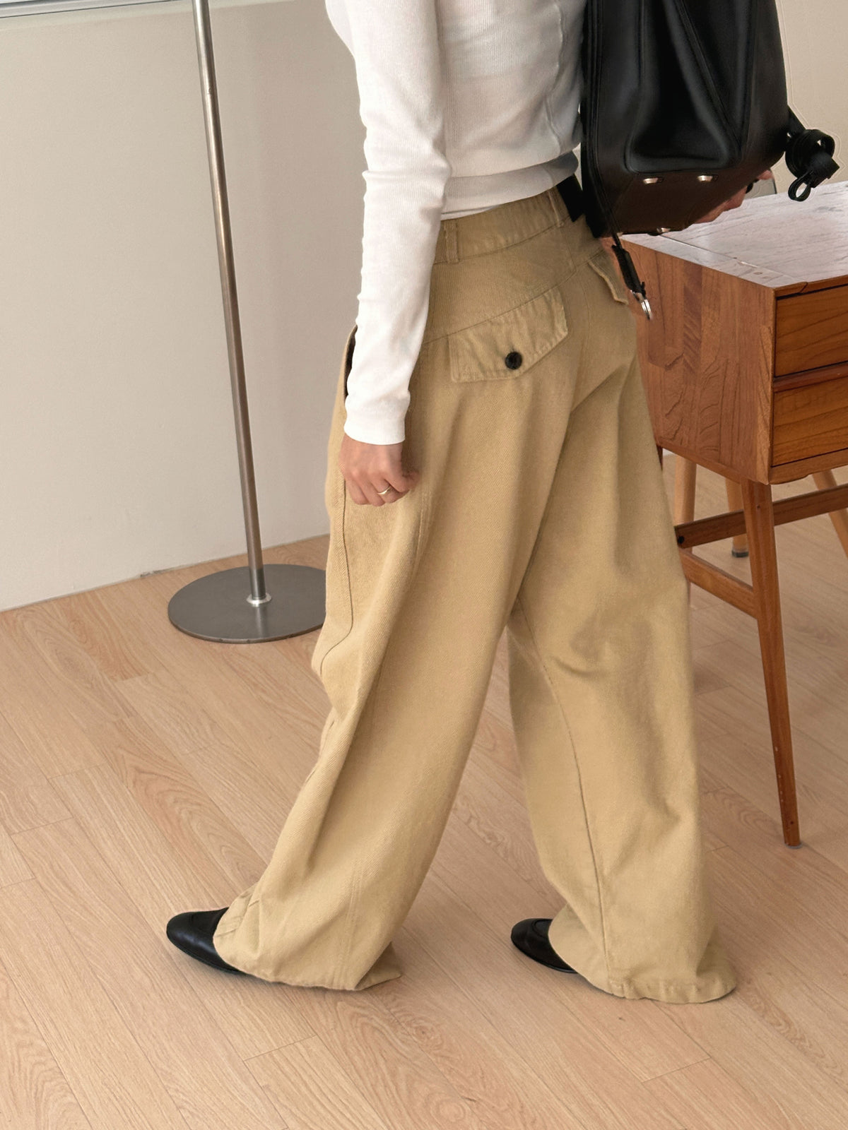 MOMS WEAR Tapered wide pants