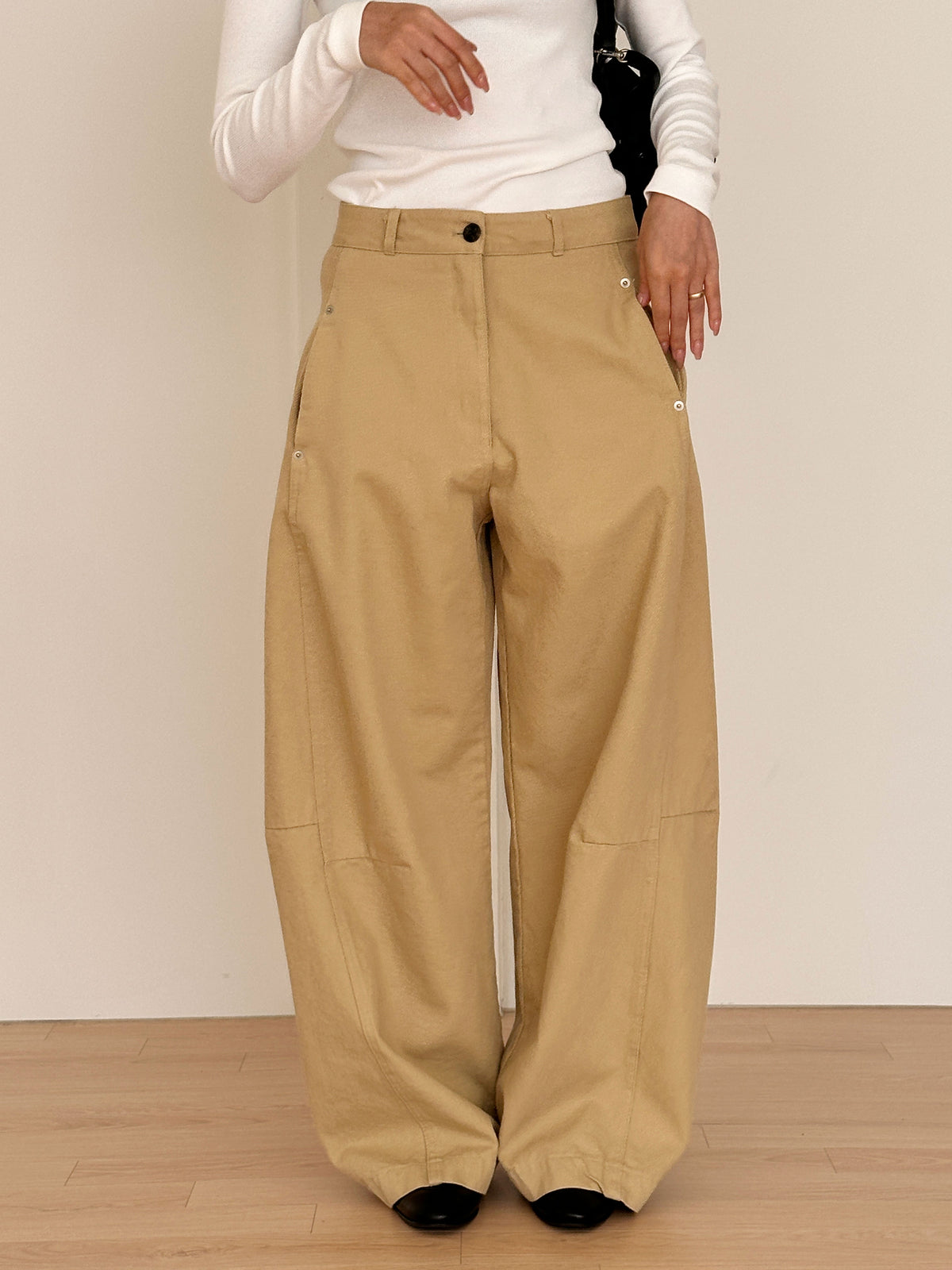 MOMS WEAR Tapered wide pants