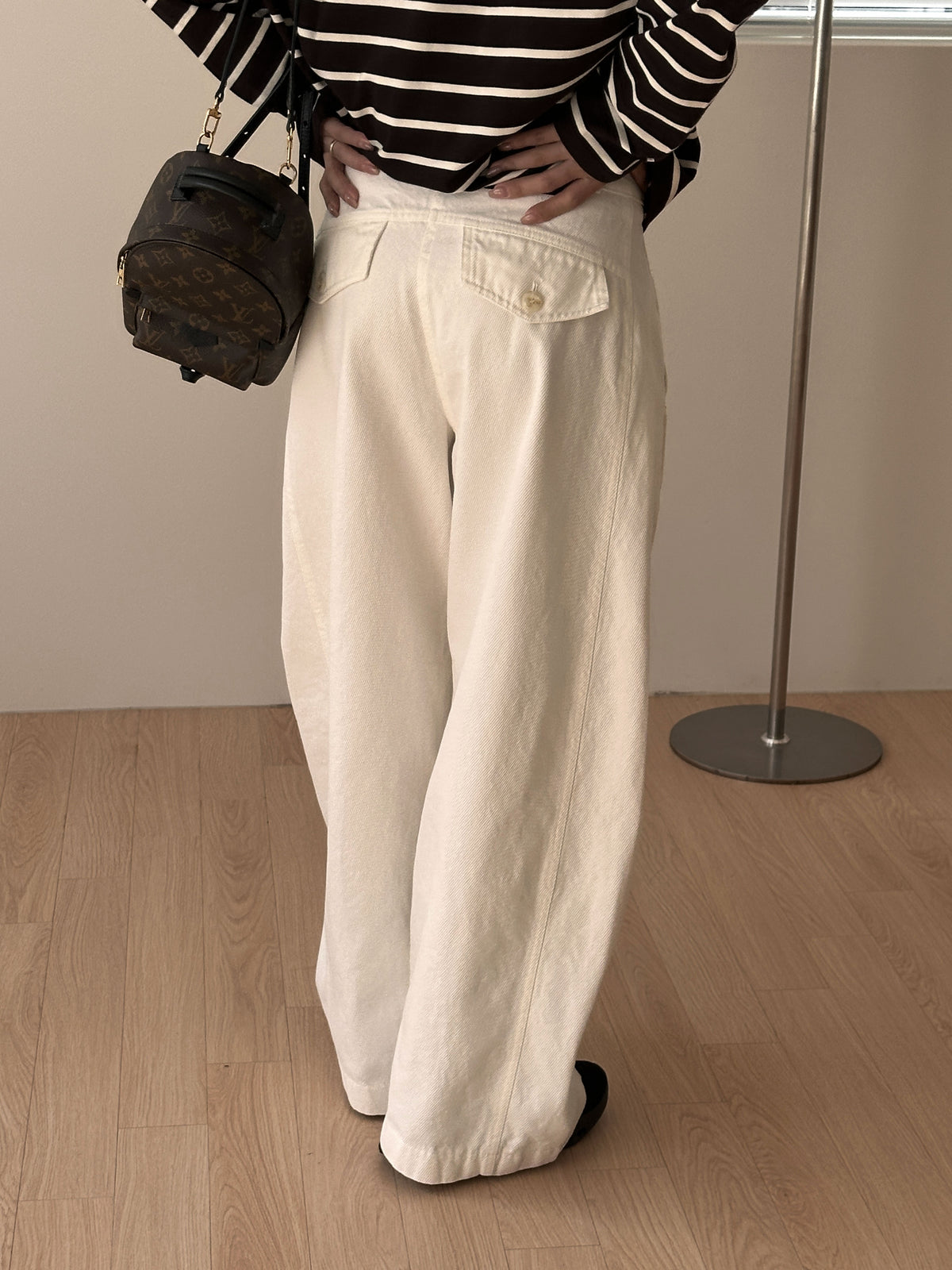 MOMS WEAR Tapered wide pants