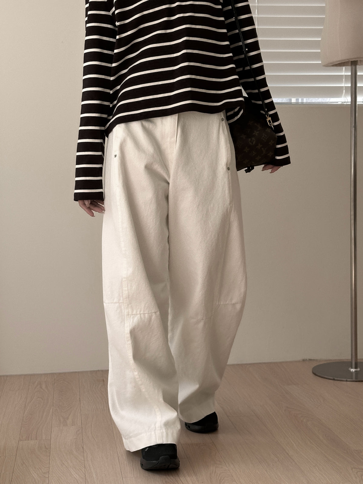 MOMS WEAR Tapered wide pants