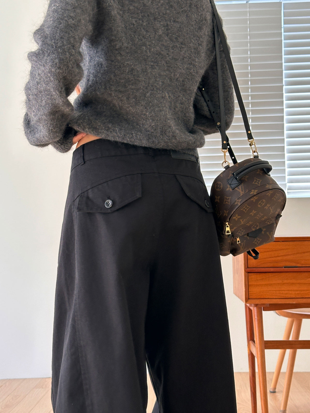 MOMS WEAR Tapered wide pants