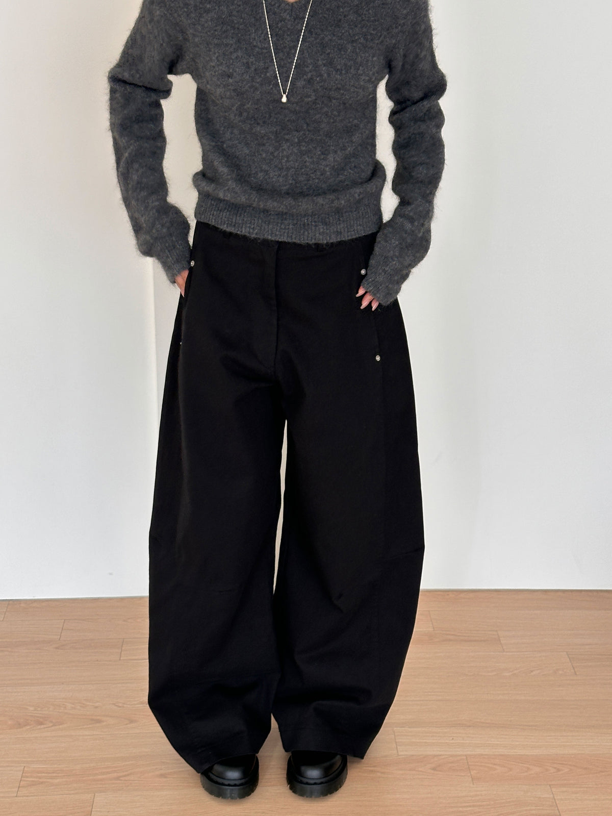 MOMS WEAR Tapered wide pants
