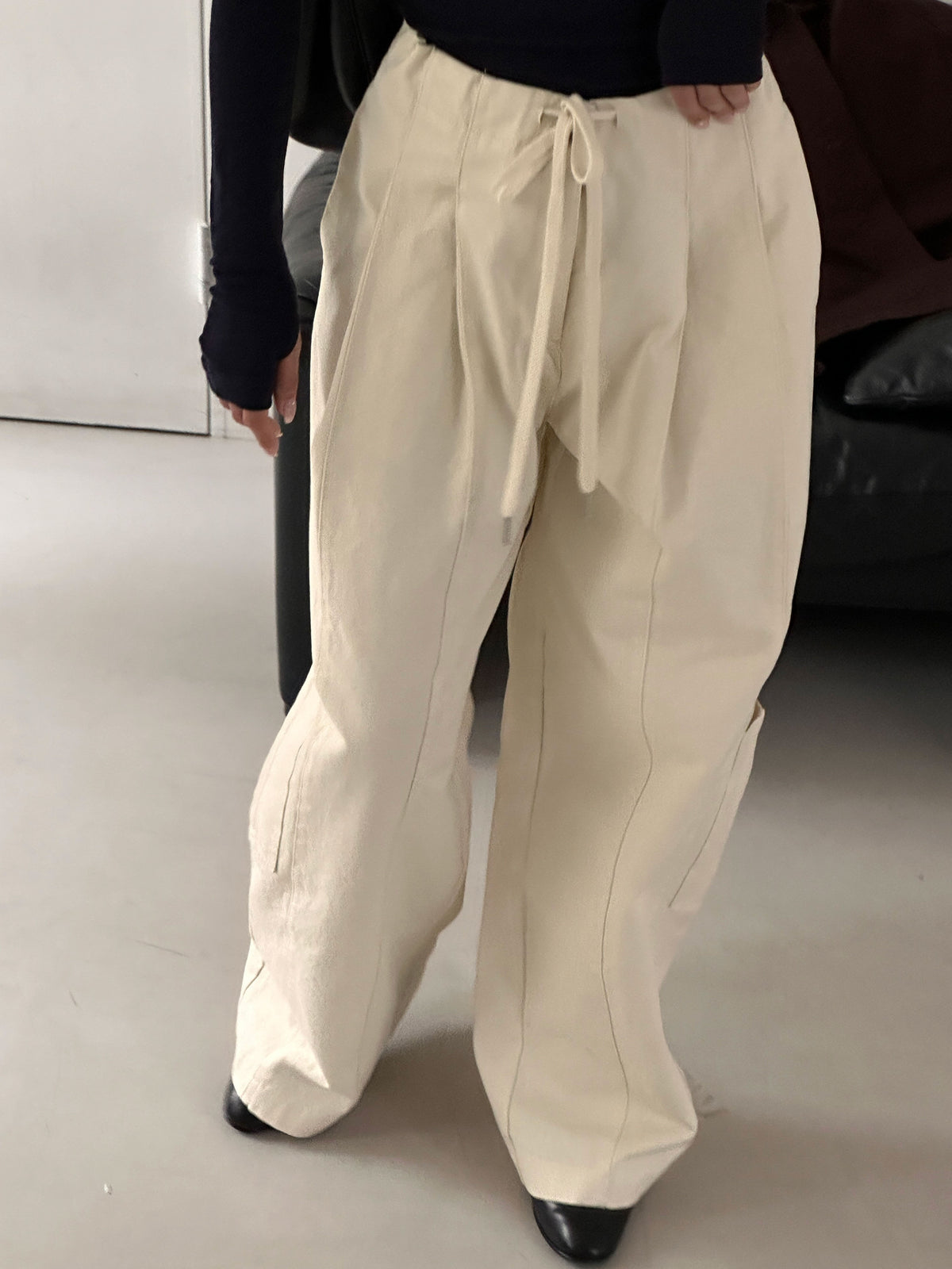 MOMS WEAR Oaks two tuck string pants