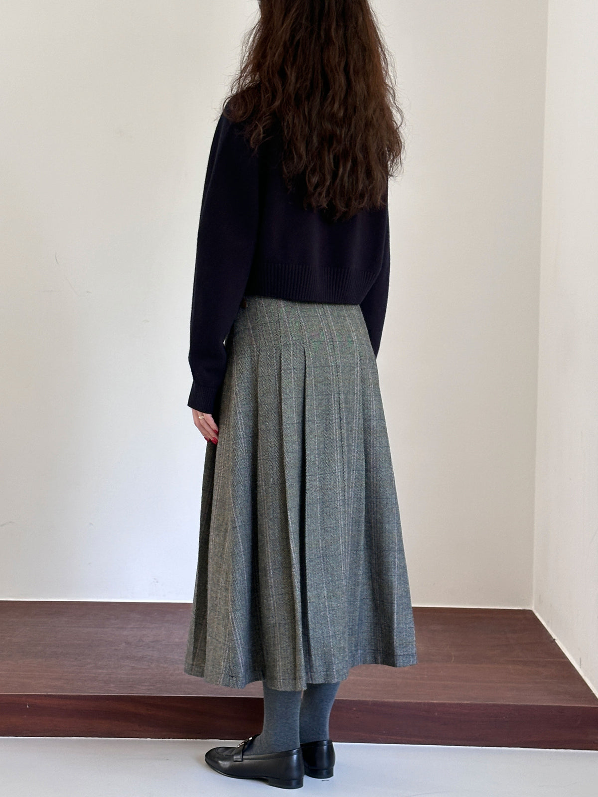 MOMS WEAR Herringbone skirt