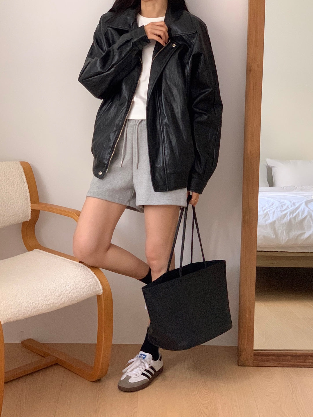 MOMS WEAR BEST SELLER Leather rider jacket