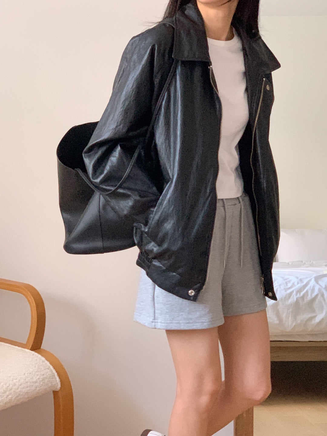 MOMS WEAR BEST SELLER Leather rider jacket