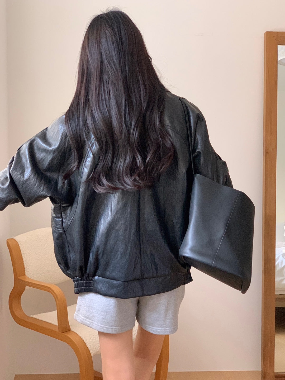MOMS WEAR BEST SELLER Leather rider jacket
