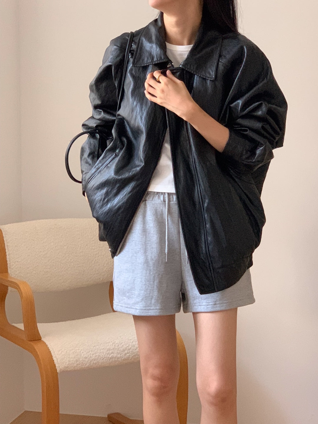 MOMS WEAR BEST SELLER Leather rider jacket