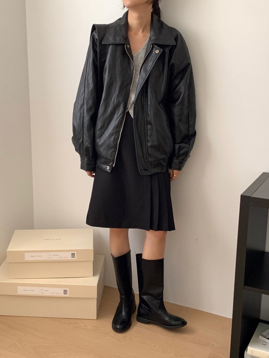 MOMS WEAR BEST SELLER Leather rider jacket