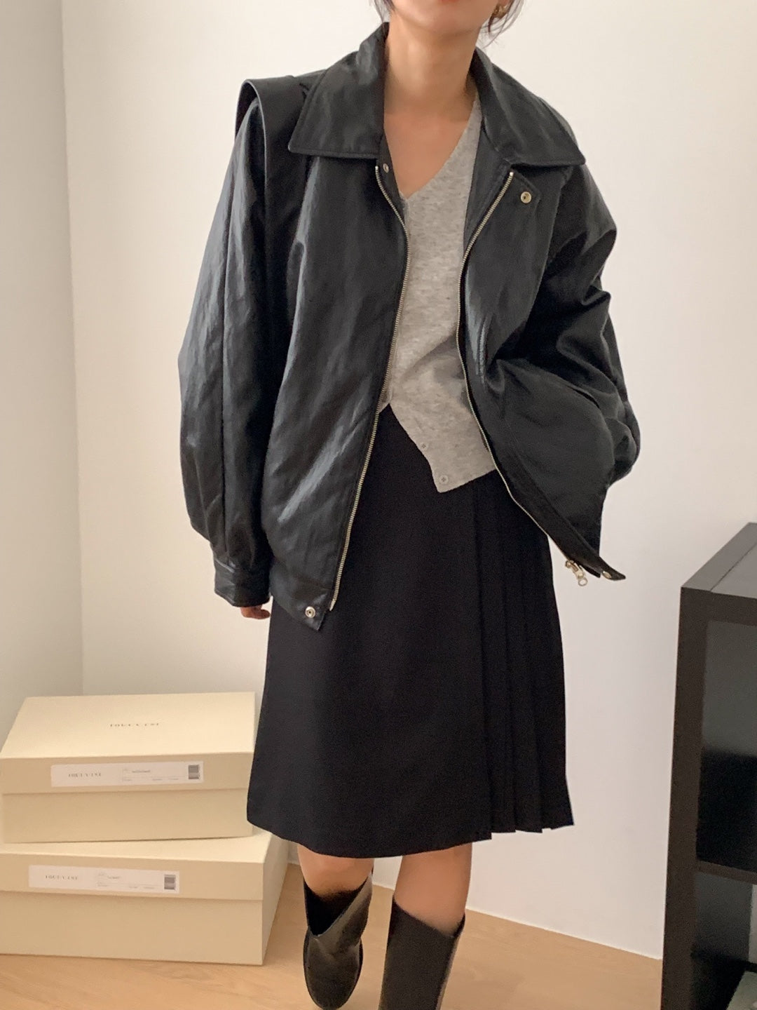 MOMS WEAR BEST SELLER Leather rider jacket