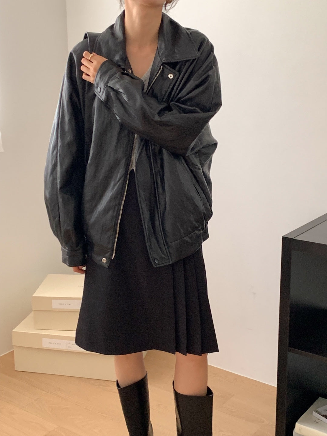 MOMS WEAR BEST SELLER Leather rider jacket