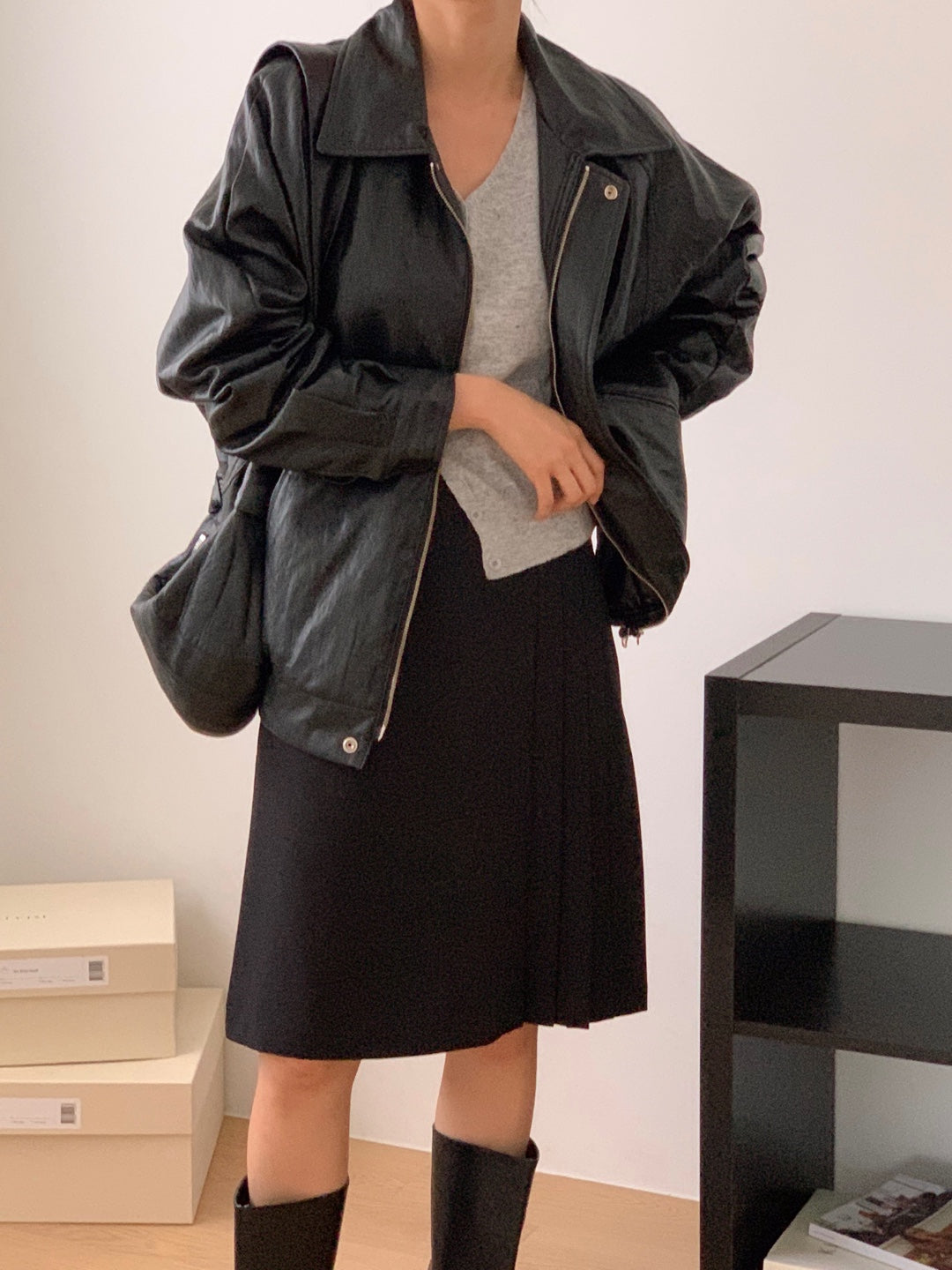 MOMS WEAR BEST SELLER Leather rider jacket