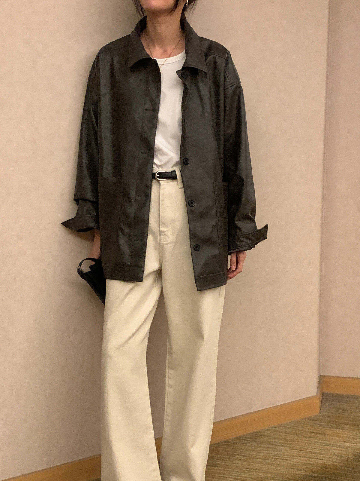 MOMS WEAR BEST SELLER Long leather jacket