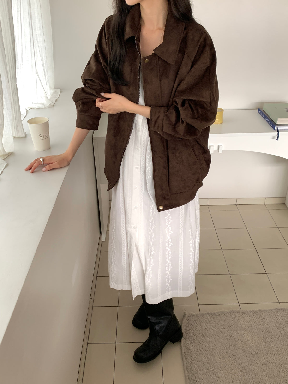 MOMS WEAR BEST SELLER Suade jacket