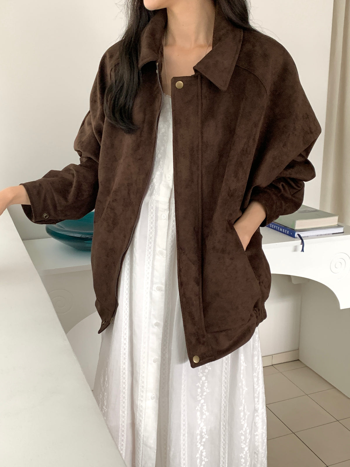 MOMS WEAR BEST SELLER Suade jacket