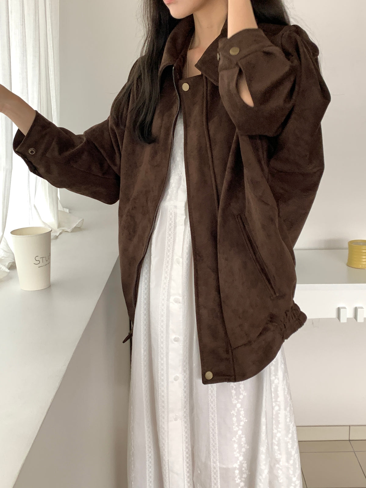 MOMS WEAR BEST SELLER Suade jacket