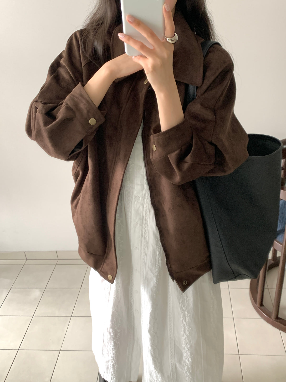 MOMS WEAR BEST SELLER Suade jacket