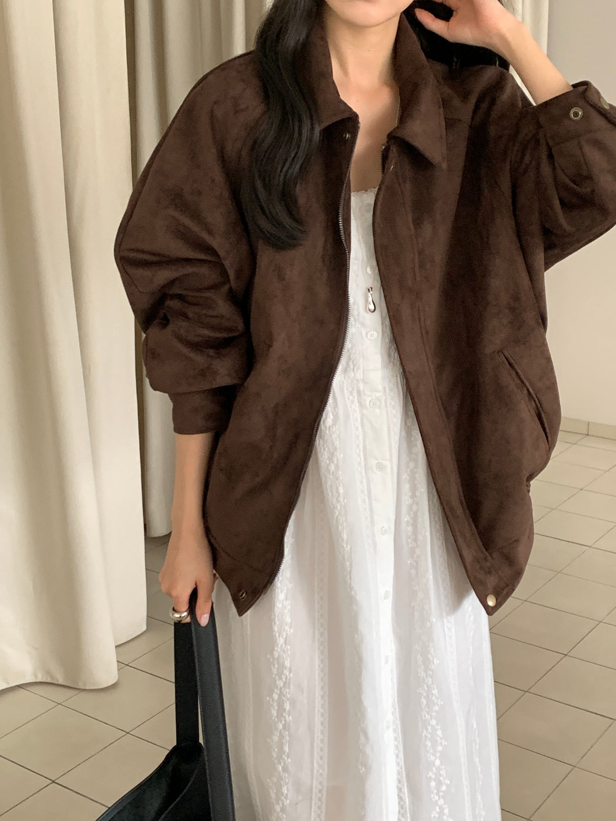 MOMS WEAR BEST SELLER Suade jacket